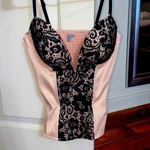 Blush corset top